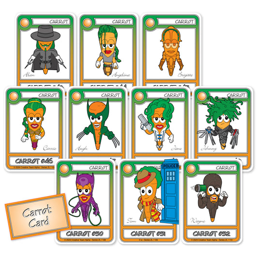 Lite Carrot Cards