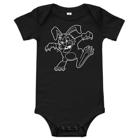 Killer Bunnies Illuminated Baby One Piece Jumper - Black