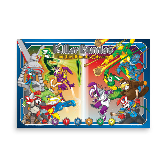 Killer Bunnies Odyssey Heroes Vs Villains Poster
