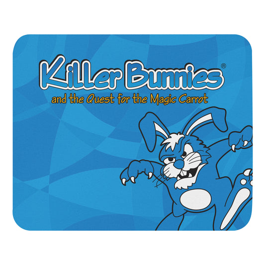 Killer Bunnies Logo Blue Mouse pad