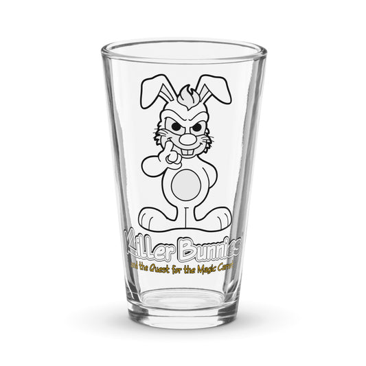 Evil Bunny Pint Glass