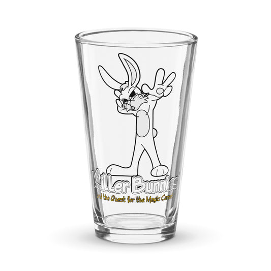 Hypnotic Bunny Pint Glass