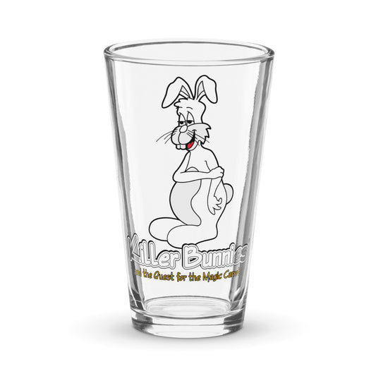 Lumbering Bunny Pint Glass