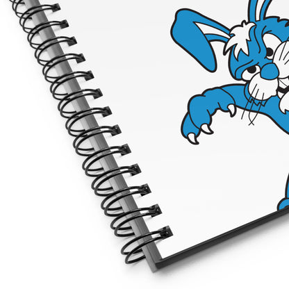 Killer Bunnies Logo Spiral Notebook closeup