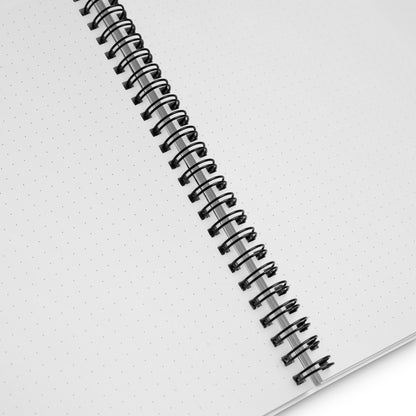 Killer Bunnies Logo Spiral Notebook open closeup