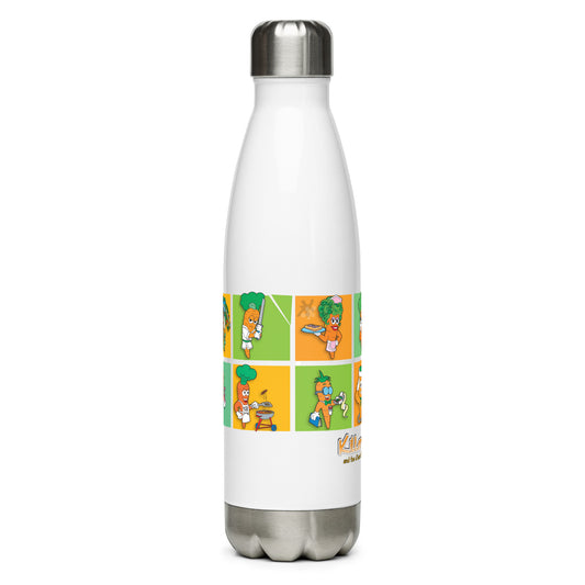 Killer Bunnies Magic Carrots Stainless Steel Water Bottle