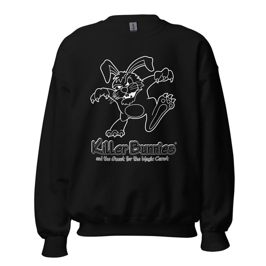 Killer Bunnies Illuminated Unisex Sweatshirt - Black