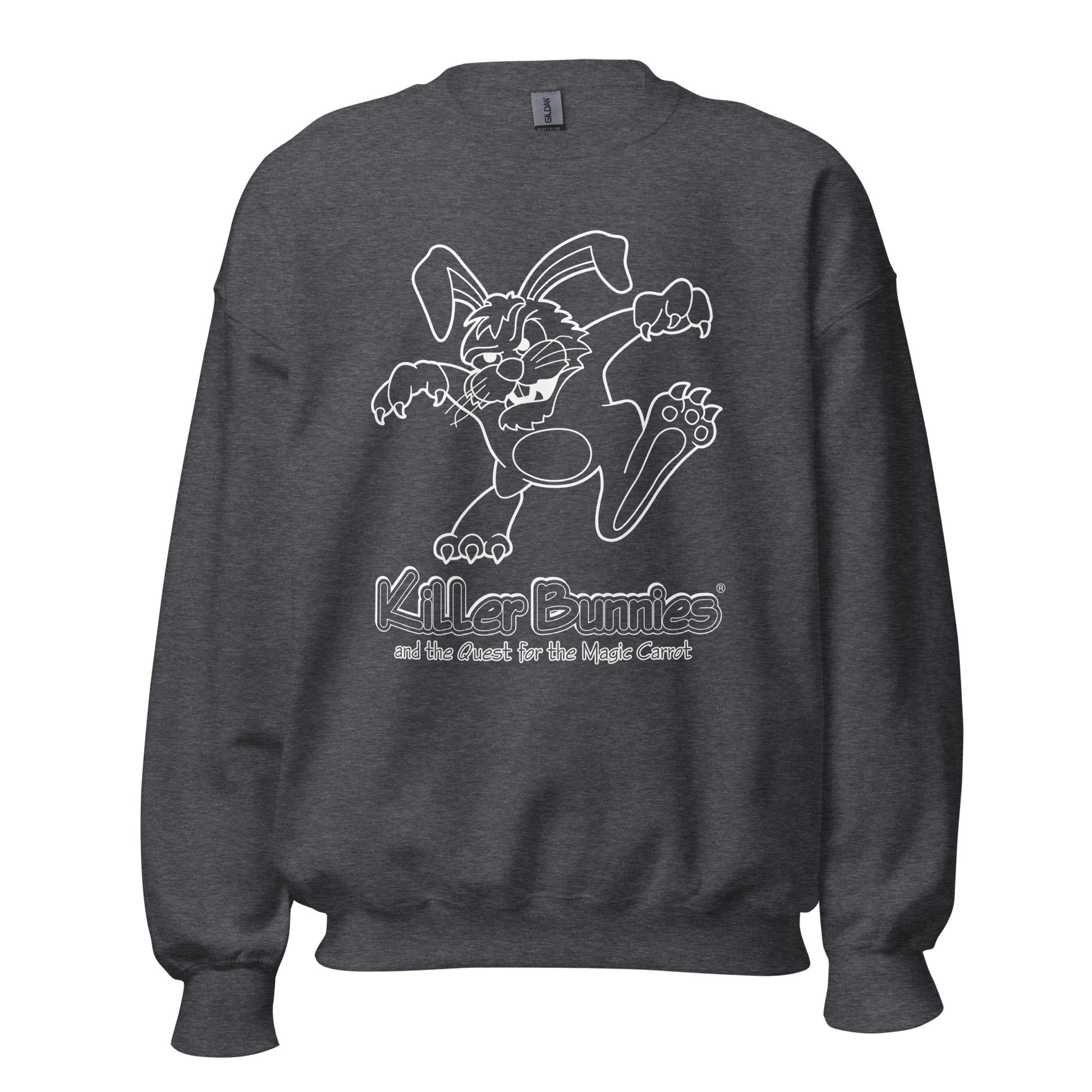 Killer Bunnies Illuminated Unisex Sweatshirt - Dark Heather