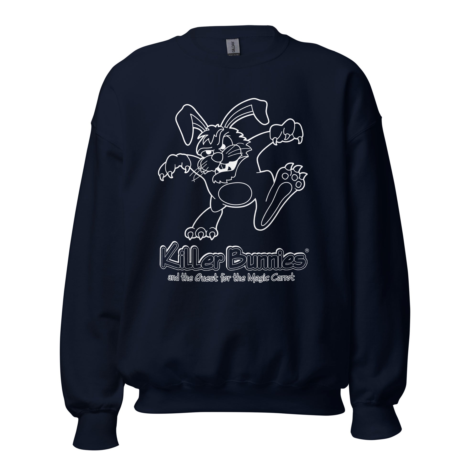 Killer Bunnies Illuminated Unisex Sweatshirt - Navy