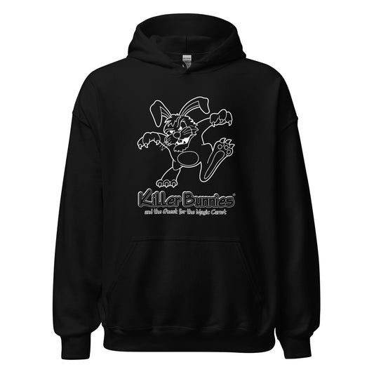 Killer Bunnies Illuminated Unisex Hoodie - Black