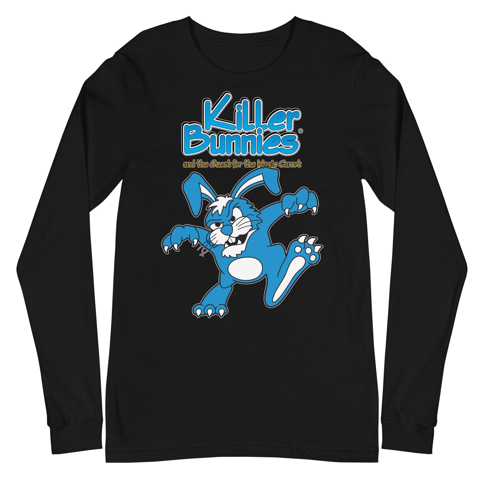 Killer Bunnies Logo Unisex Long Sleeve T-Shirt - Black