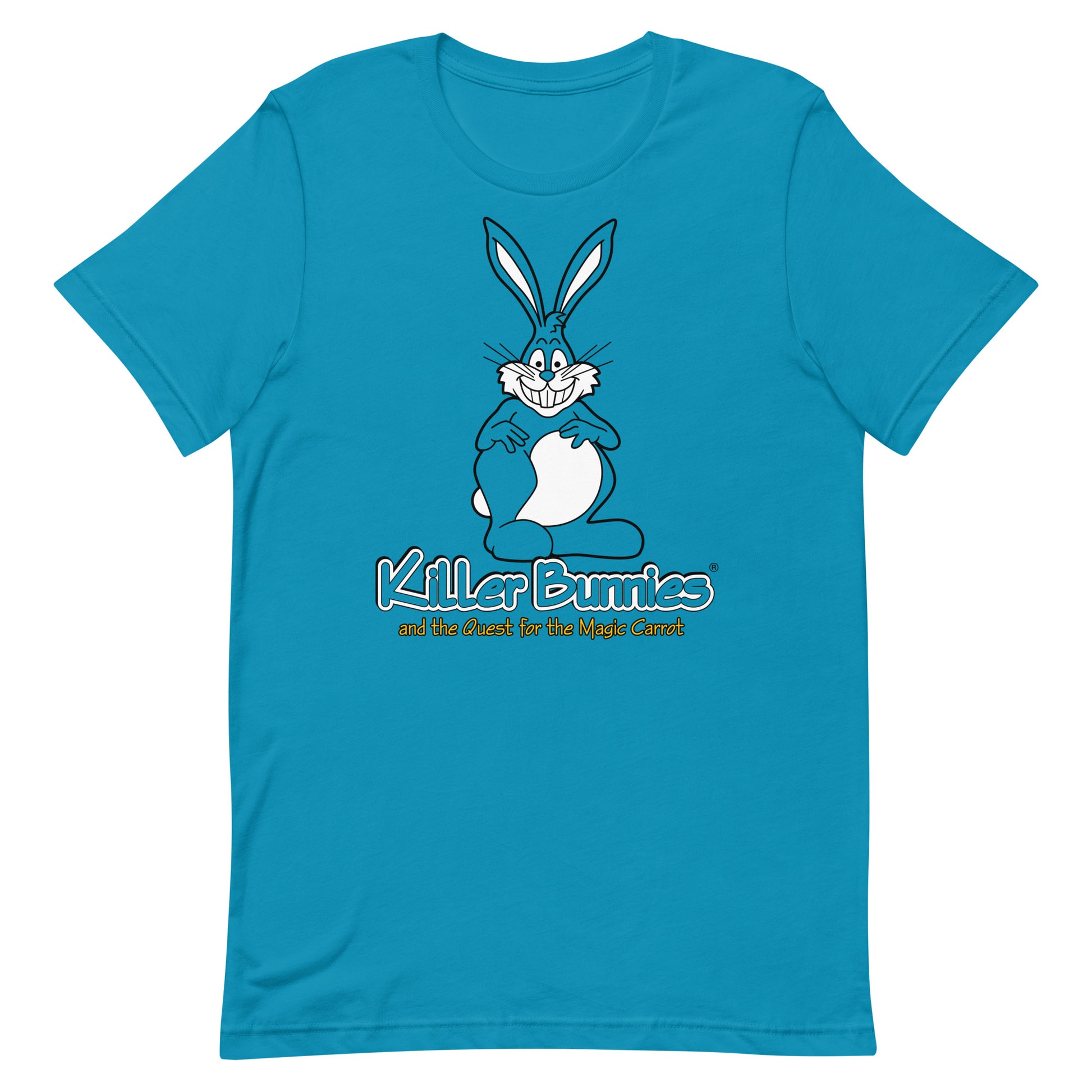 Gleeful Bunny Unisex T-Shirt - Aqua