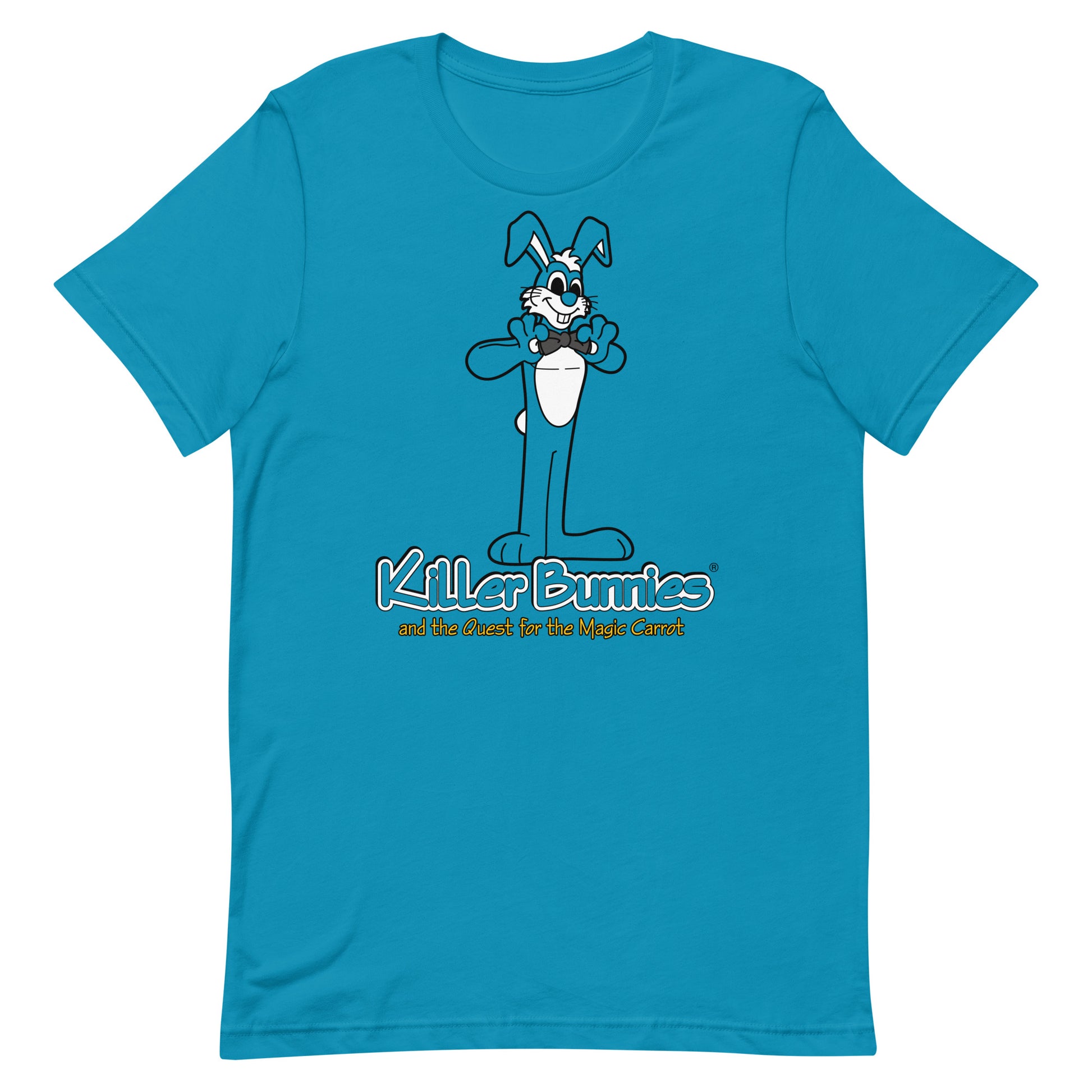 Spiffy Bunny Unisex T-Shirt - Aqua