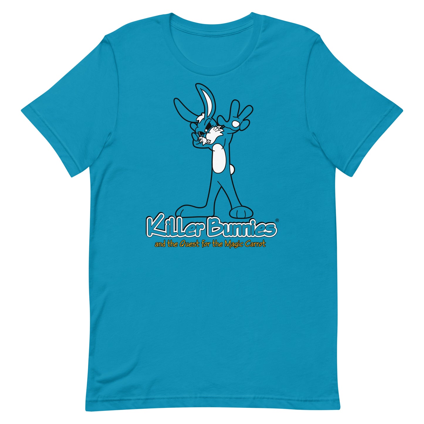 Hypnotic Bunny Unisex T-Shirt - Aqua