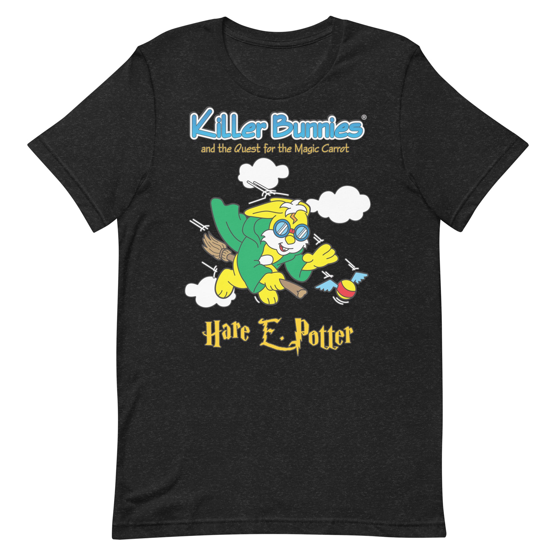 Hare E. Potter Unisex T-Shirt - Black Heather