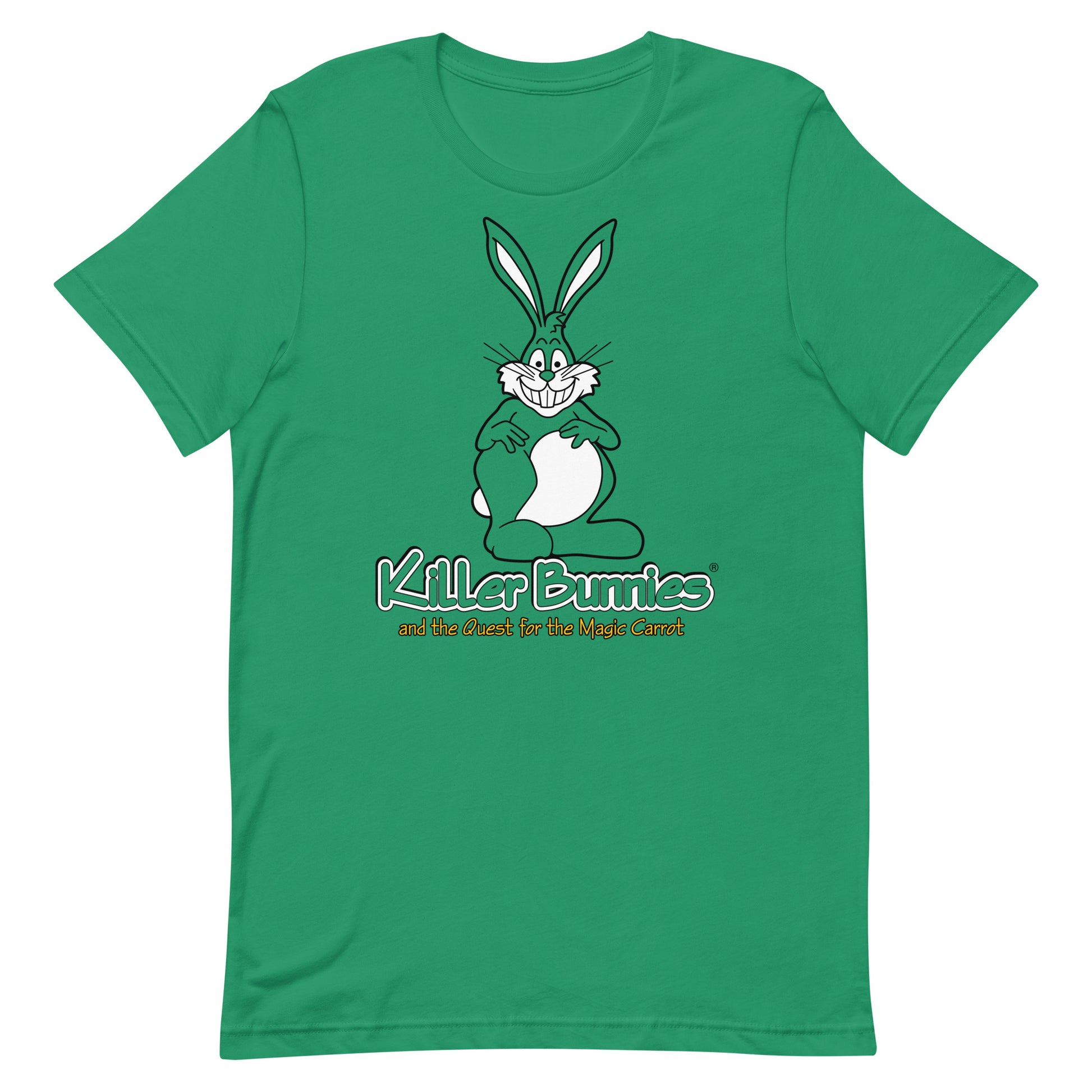 Gleeful Bunny Unisex T-Shirt - Kelly