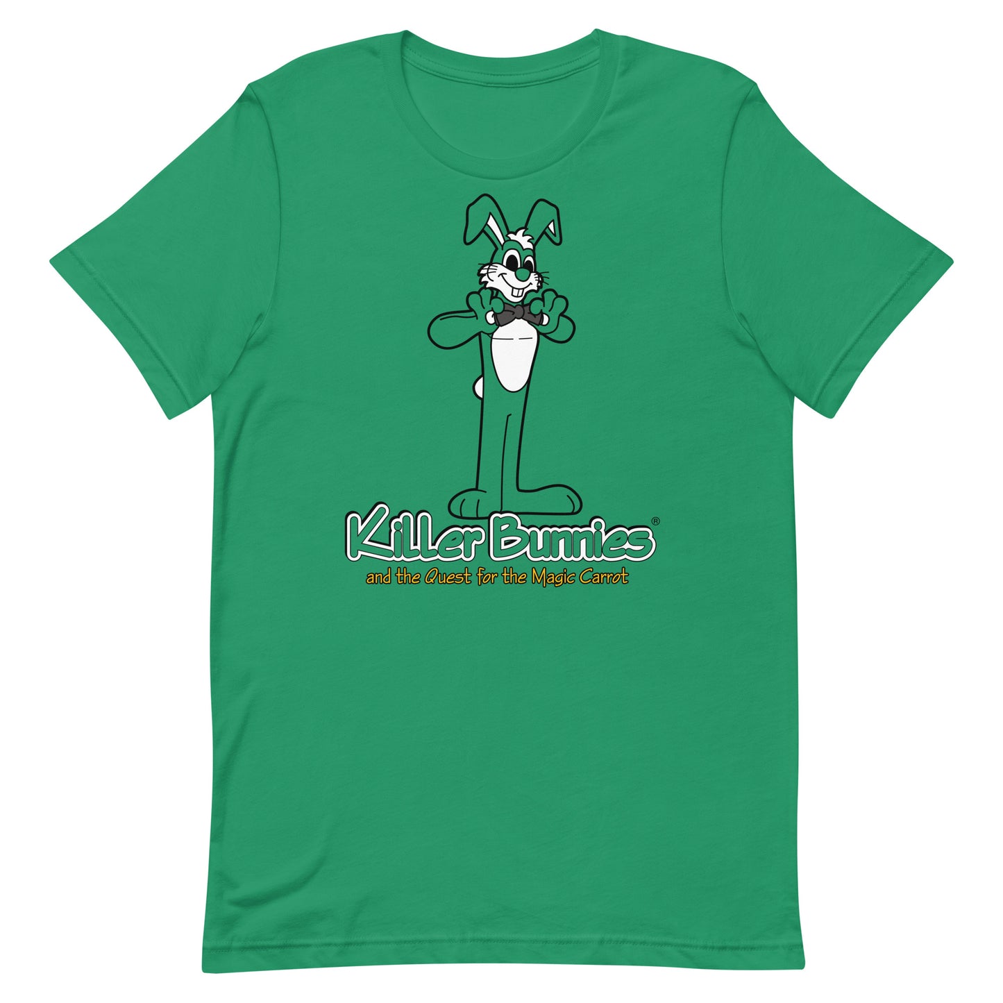 Spiffy Bunny Unisex T-Shirt - Kelly