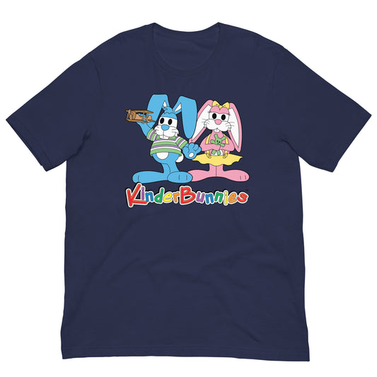 KinderBunnies Logo Unisex T-Shirt - Navy