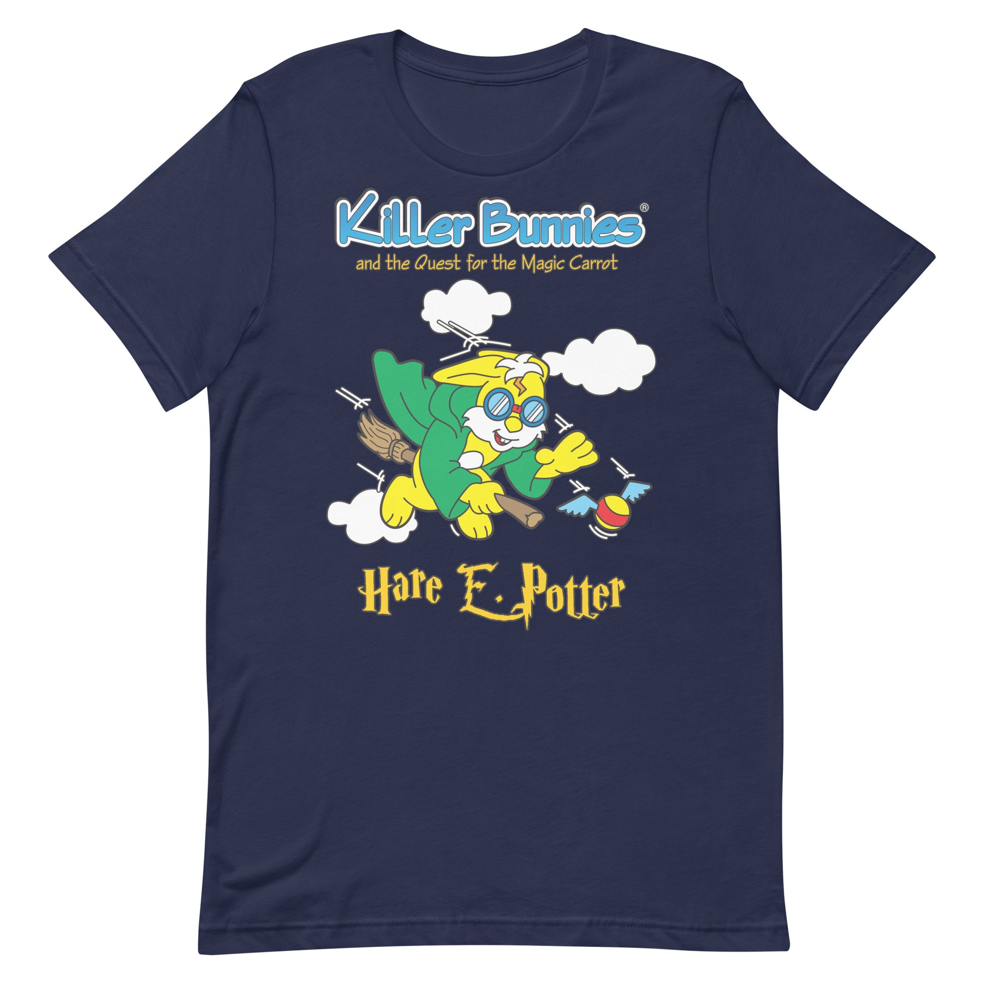 Hare E. Potter Unisex T-Shirt - Navy