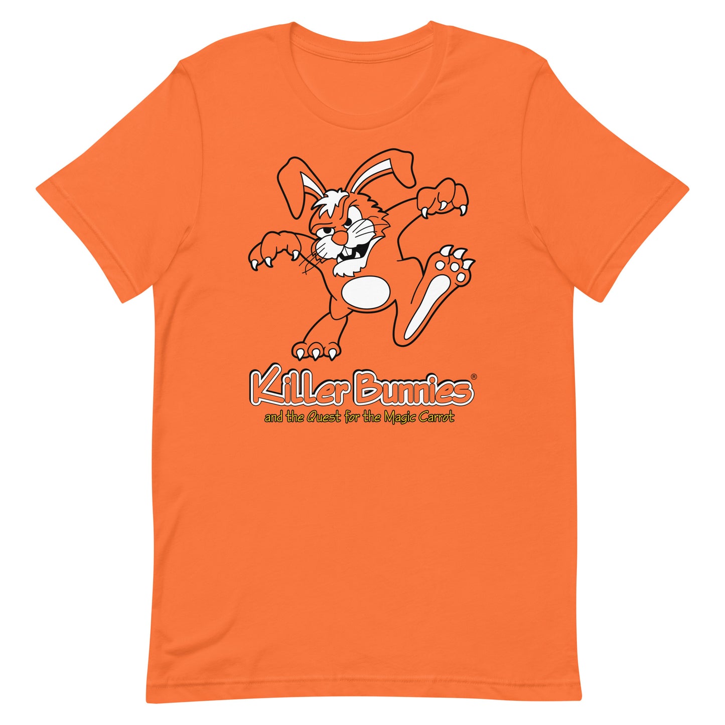 Sinister Bunny Unisex T-Shirt - Orange