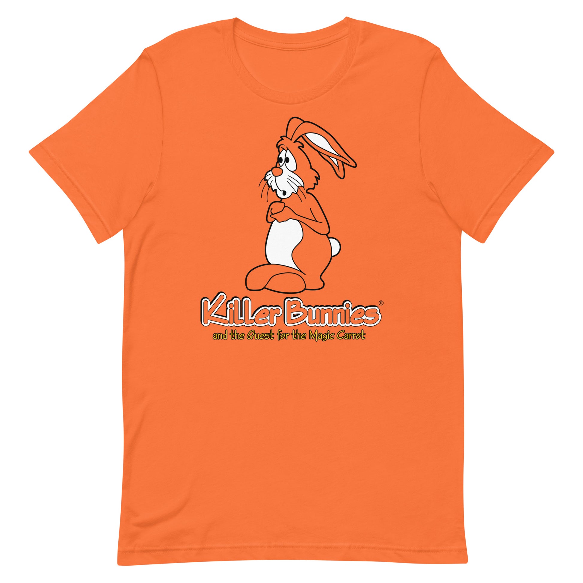 Timid Bunny Unisex T-Shirt - Orange