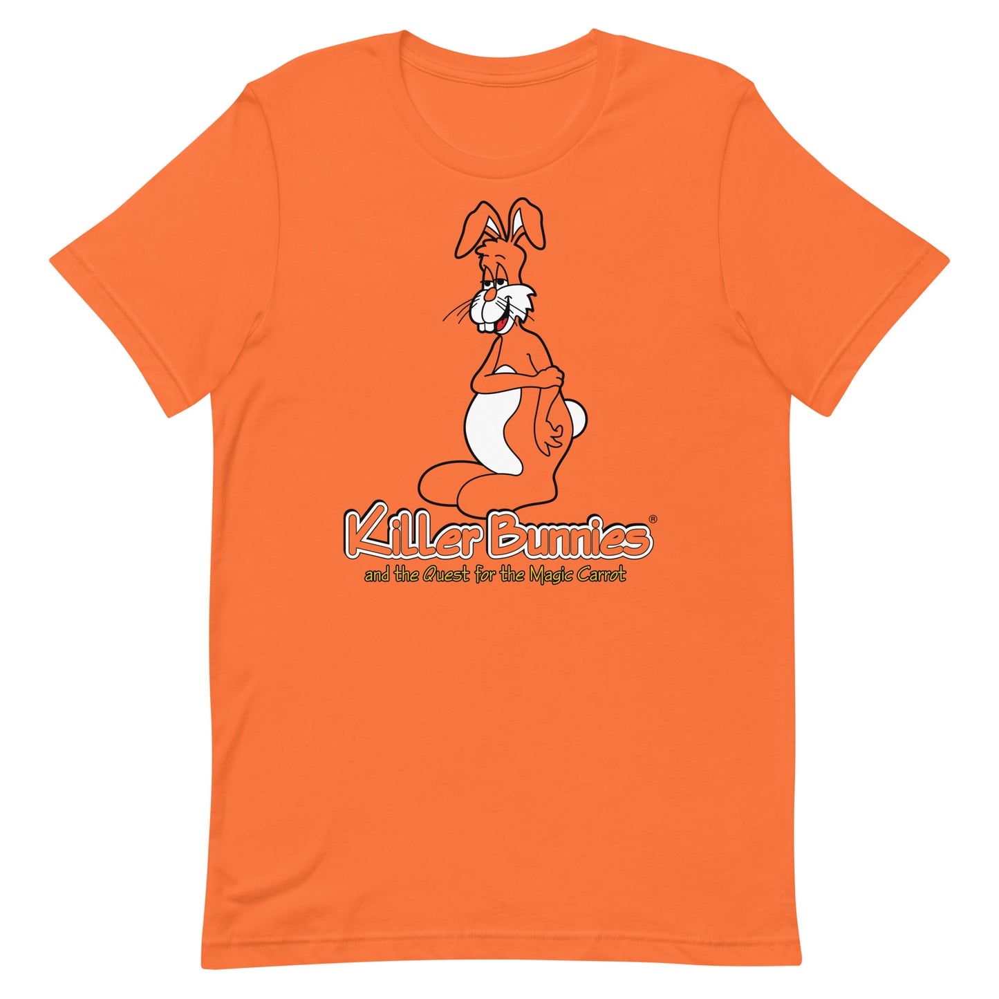 Lumbering Bunny Unisex T-Shirt - Orange