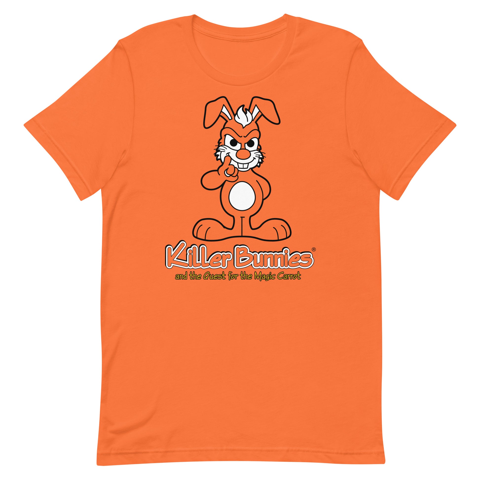 Evil Bunny Unisex T-Shirt - Orange