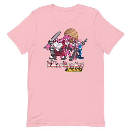 Killer Bunnies Jupiter Pink Unisex T-Shirt - Pink