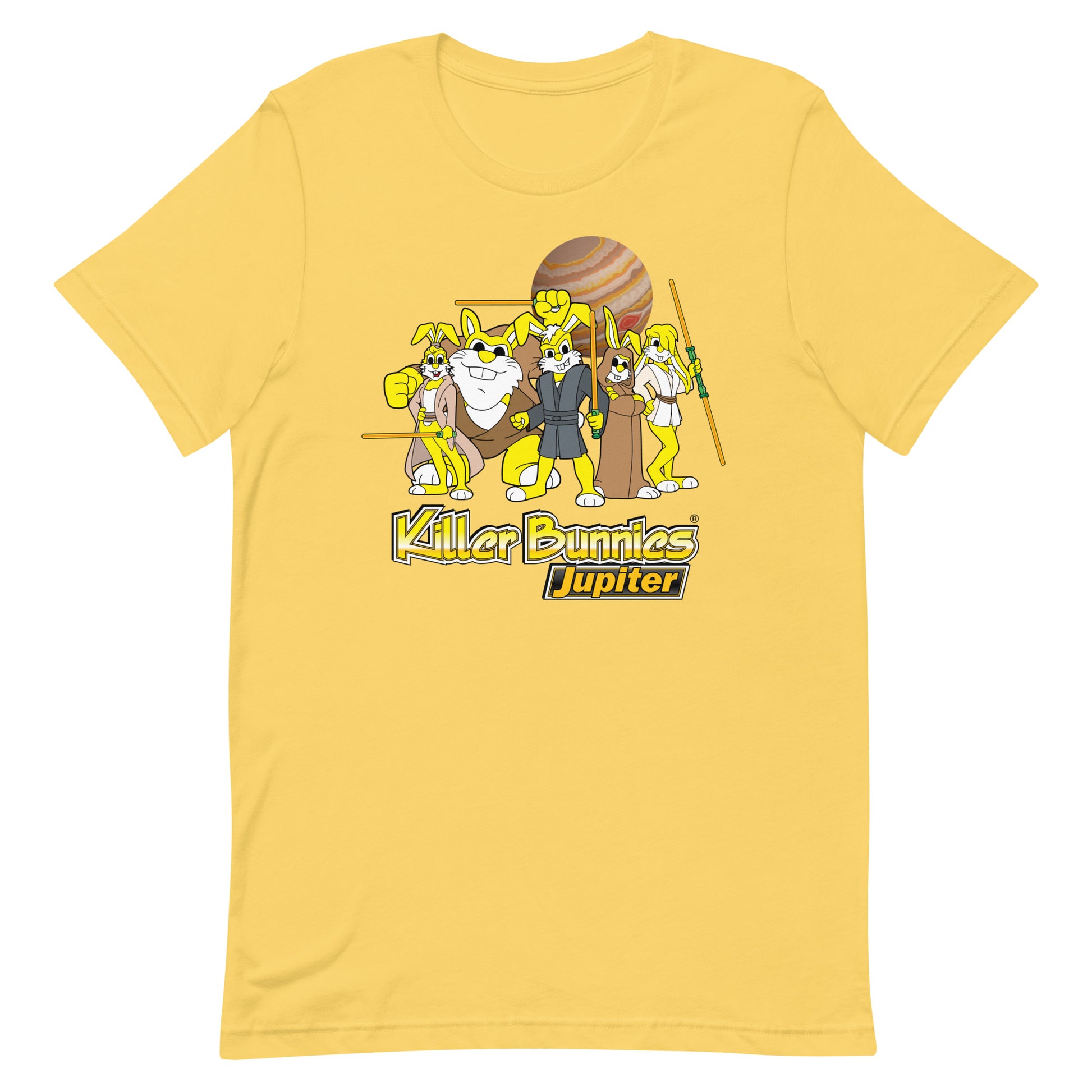 Killer Bunnies Jupiter Yellow Unisex T-Shirt - Yellow