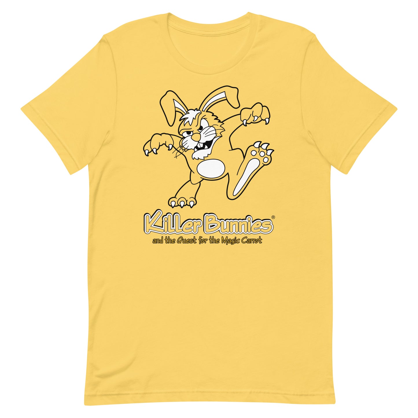Sinister Bunny Unisex T-Shirt - Yellow