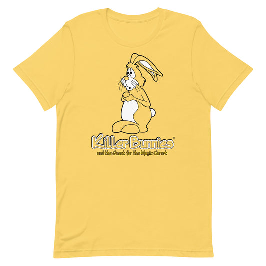 Timid Bunny Unisex T-Shirt - Yellow