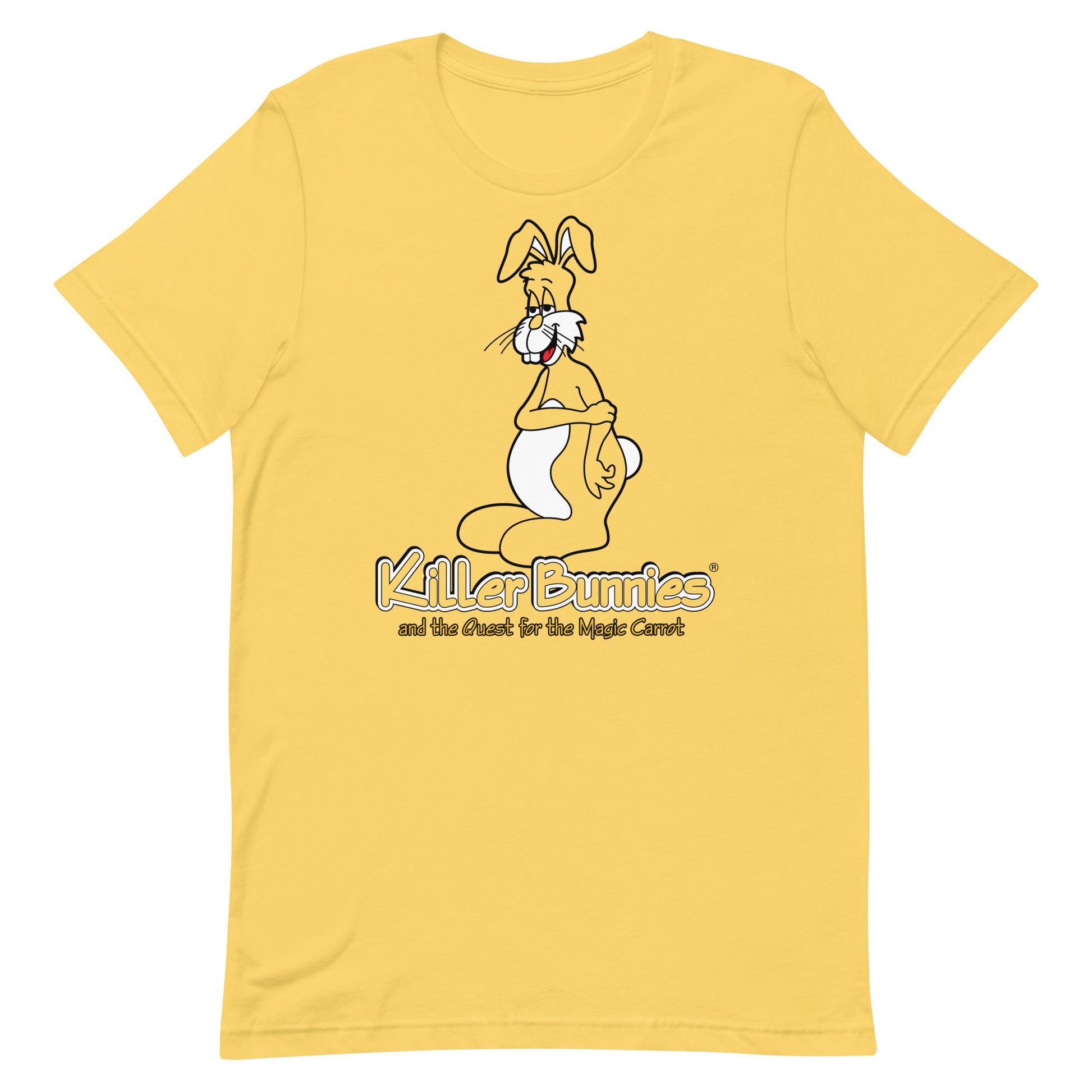 Lumbering Bunny Unisex T-Shirt - Yellow