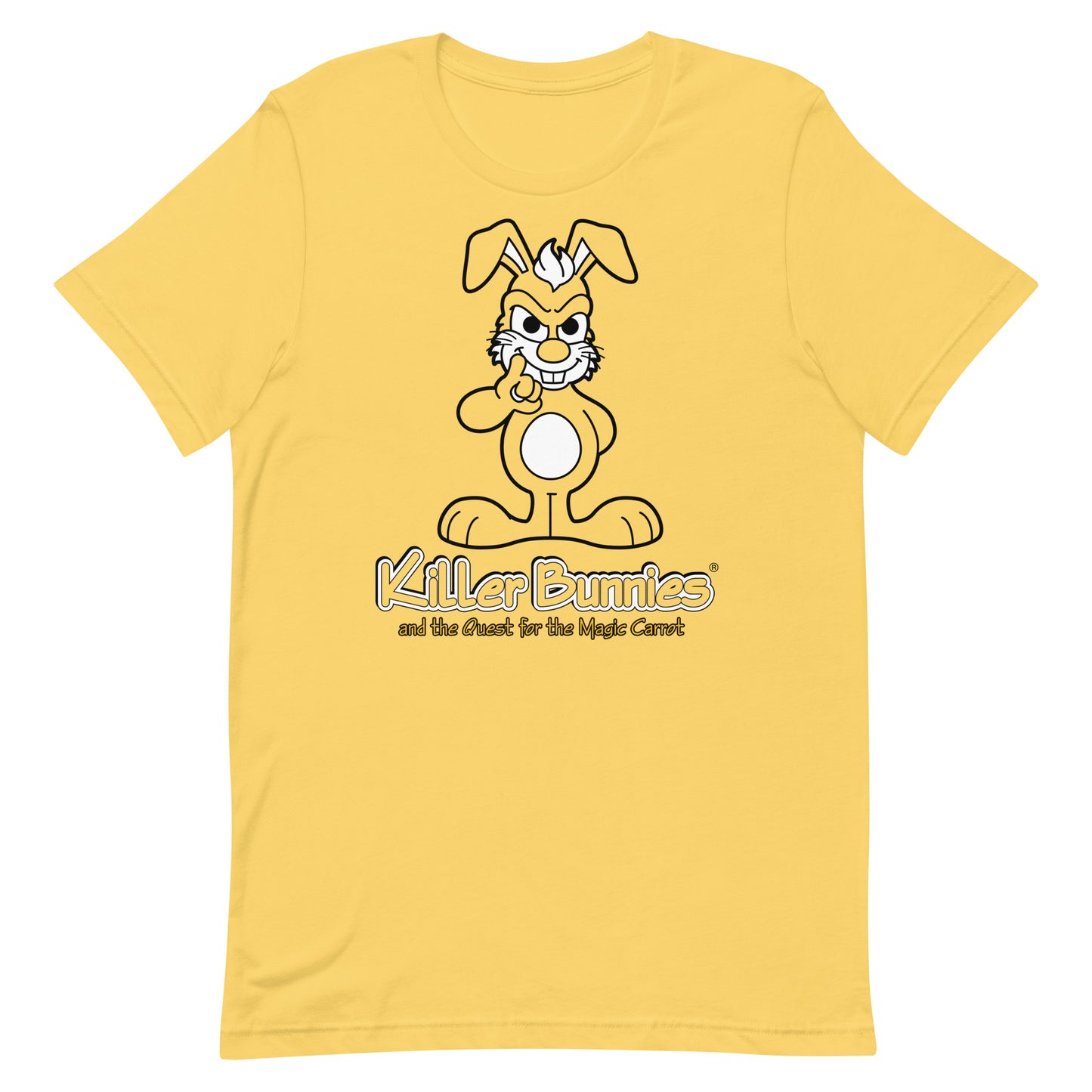 Evil Bunny Unisex T-Shirt - Yellow