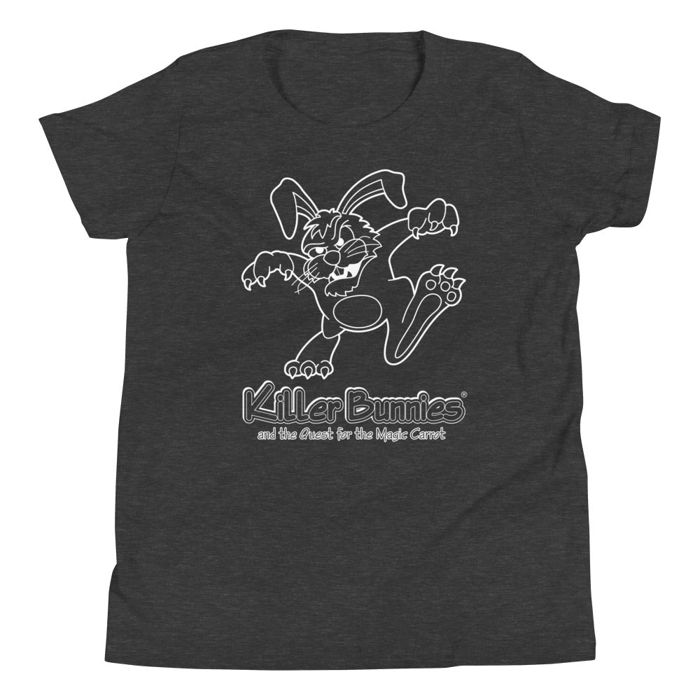 Killer Bunnies Illuminated Youth T-Shirt - Dark Grey Heather