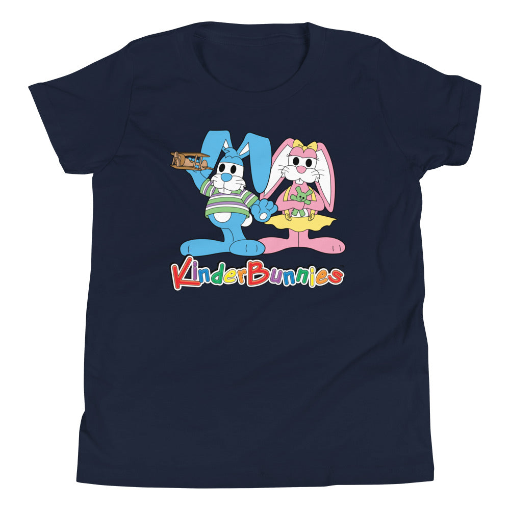 KinderBunnies Logo Youth T-Shirt - Navy