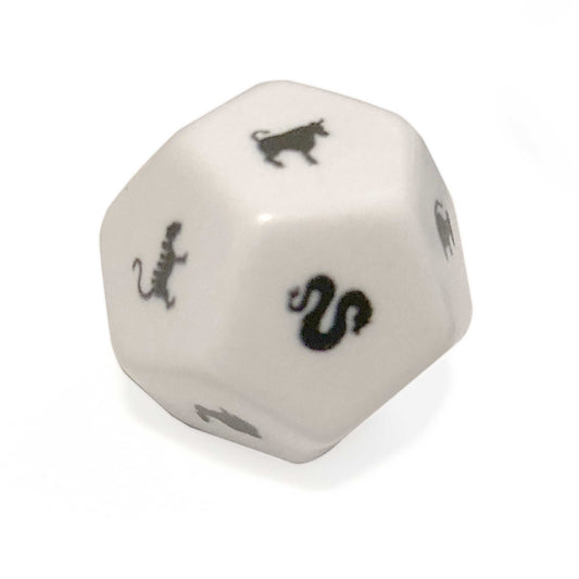 Replacement Chinese Zodiac 12-Sided (d12) Die