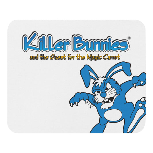Killer Bunnies Logo White Mouse pad