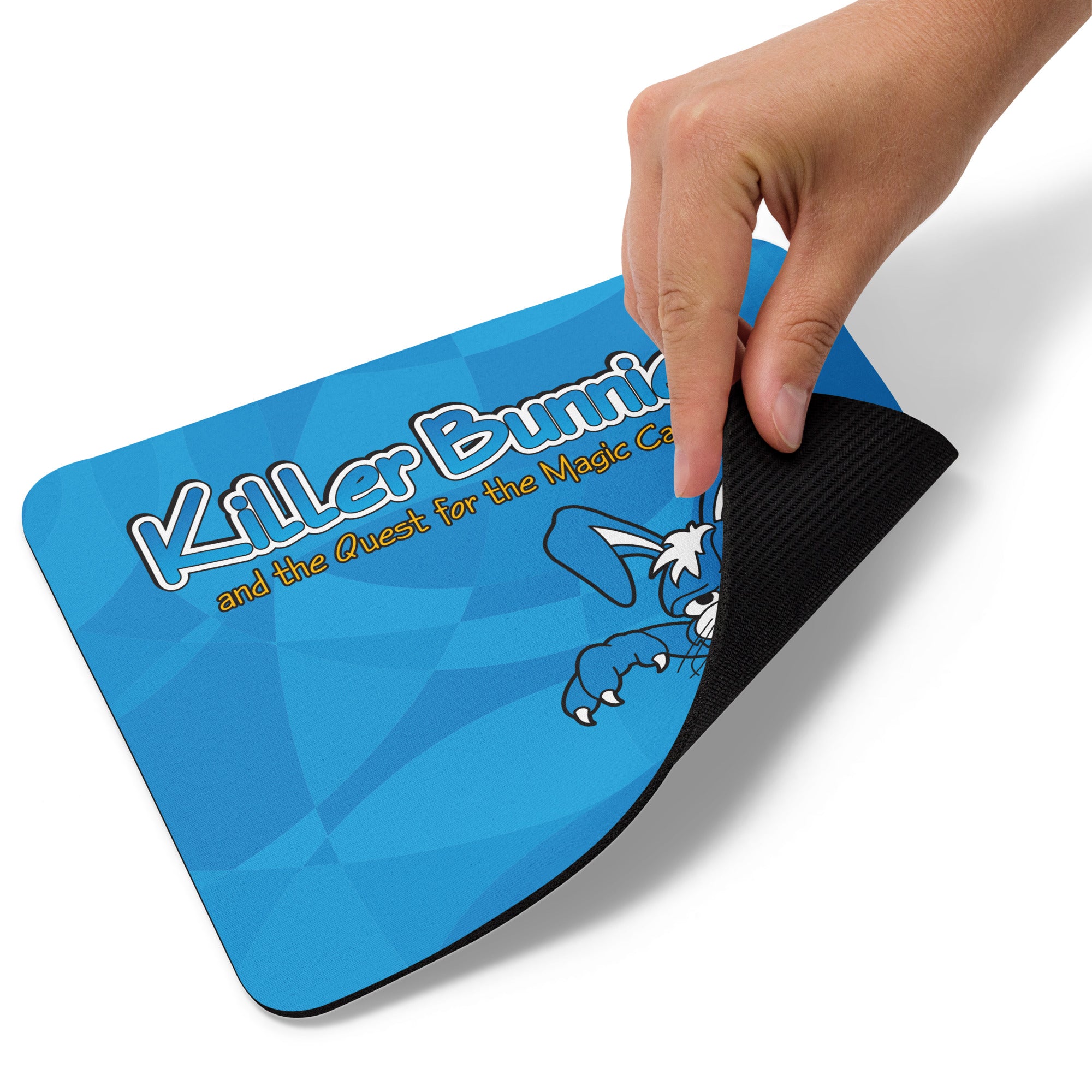 Killer Bunnies Logo Blue Mouse pad