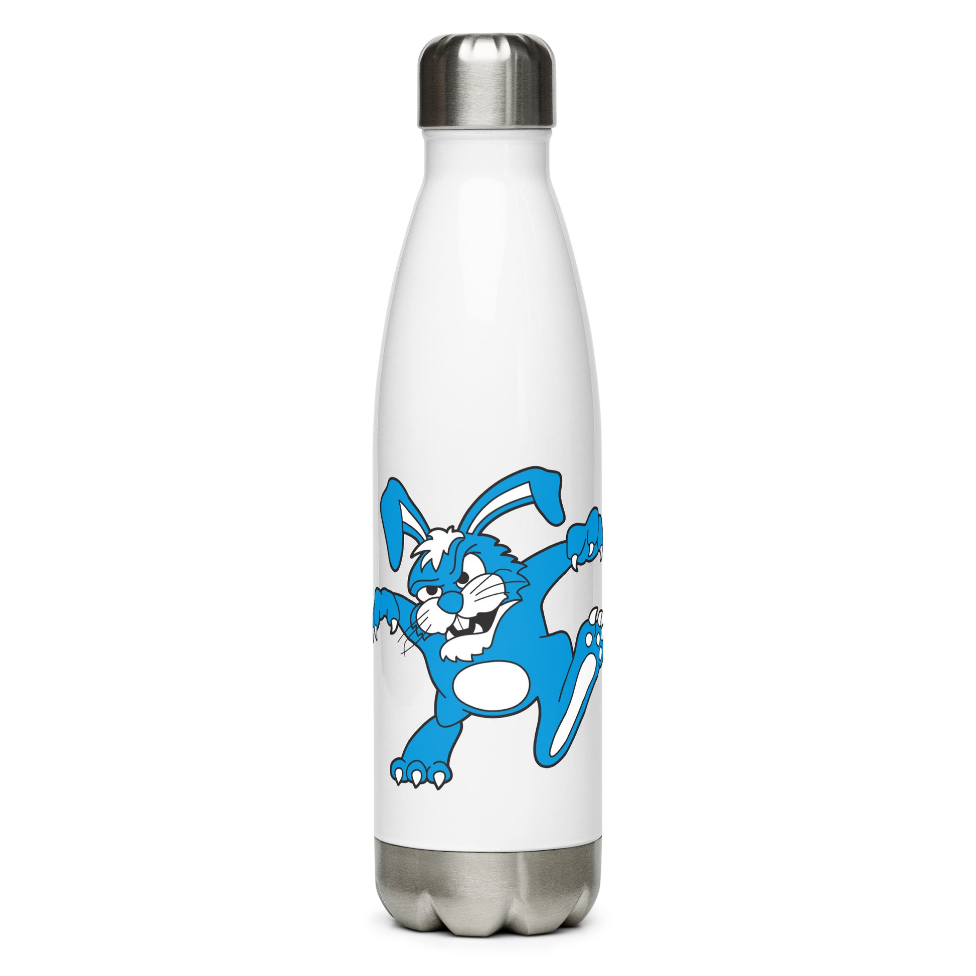 Killer Bunnies Logo Stainless Steel Water Bottle - front view