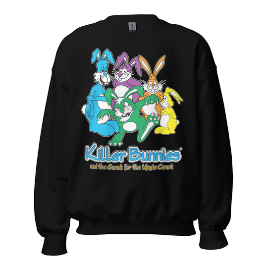 Killer Bunnies Assembled Sweatshirt - Black