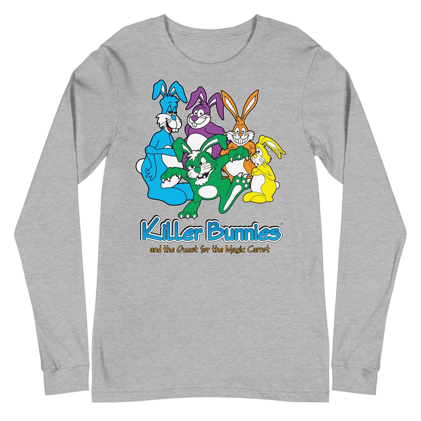 Killer Bunnies Assembled Unisex Long Sleeve T-Shirt - Athletic Heather