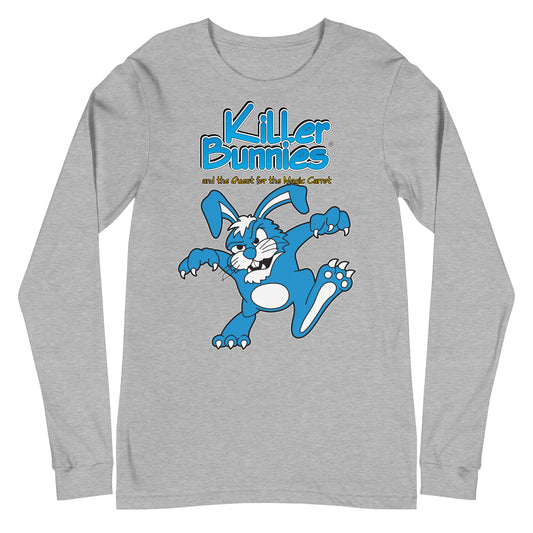 Killer Bunnies Logo Unisex Long Sleeve T-Shirt - Athletic Heather