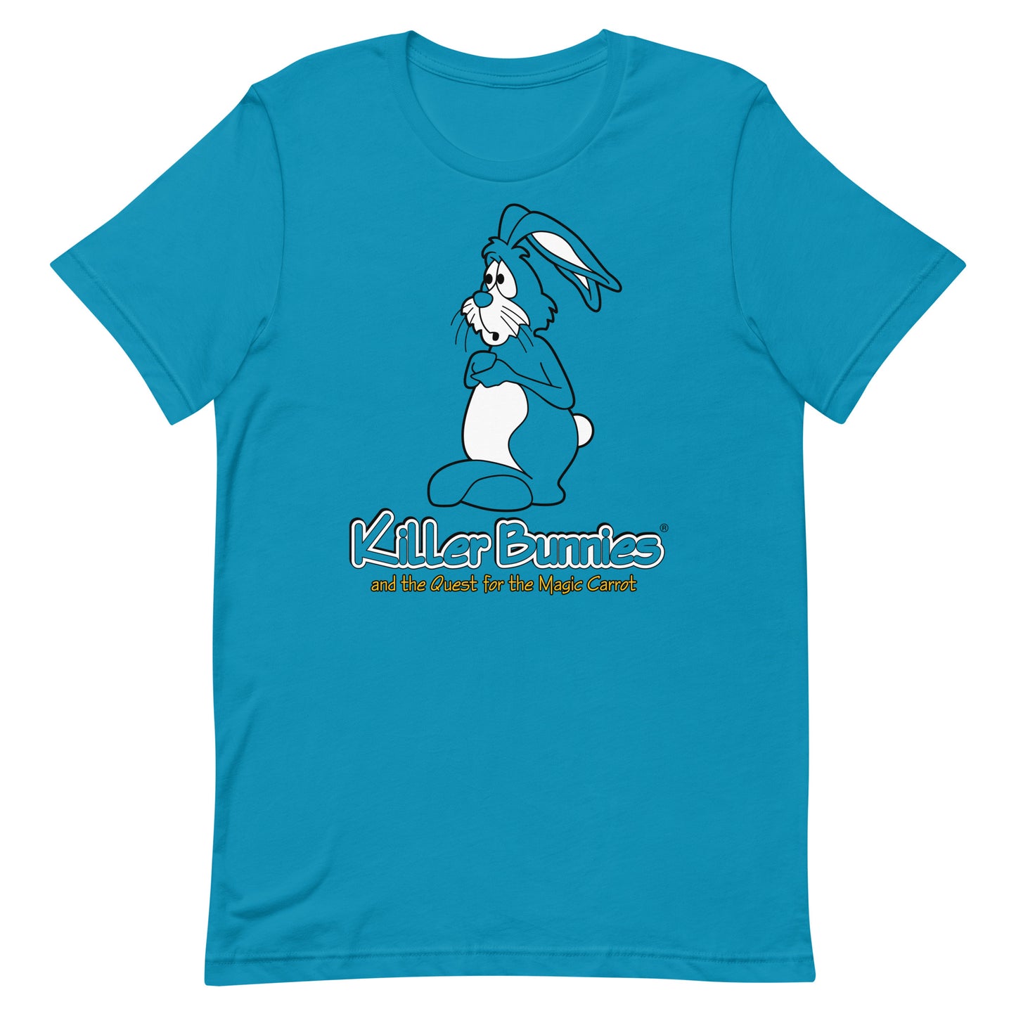 Timid Bunny Unisex T-Shirt - Aqua