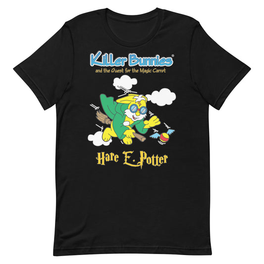 Hare E. Potter Unisex T-Shirt - Black