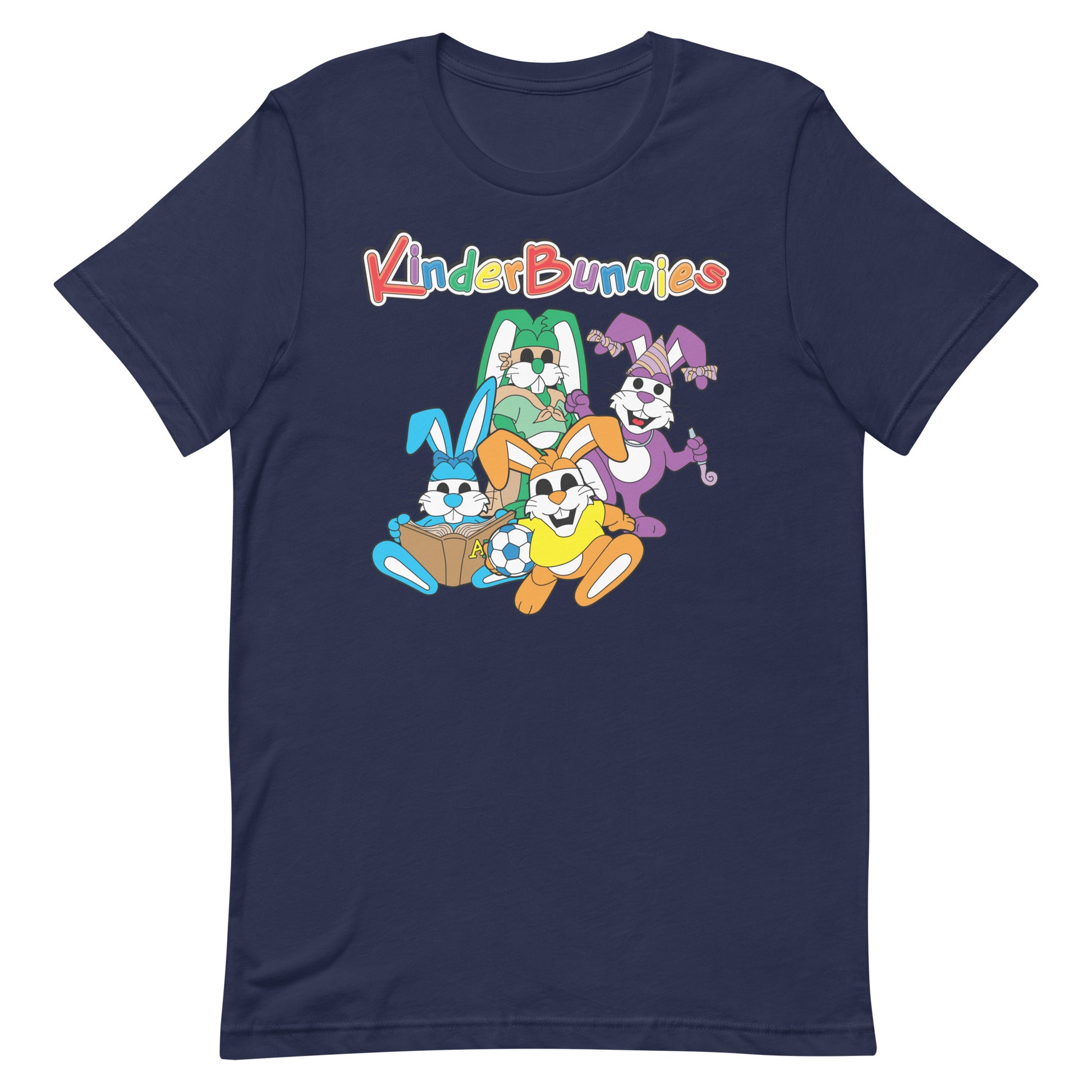 KinderBunnies Assembled Unisex T-Shirt - Navy