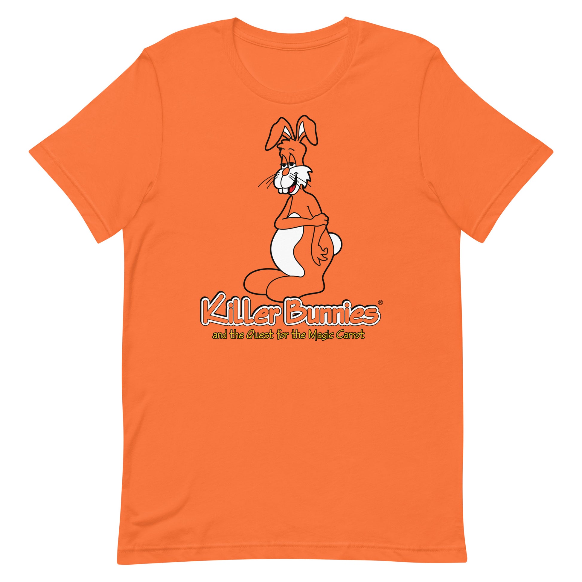 Lumbering Bunny Unisex T-Shirt - Orange