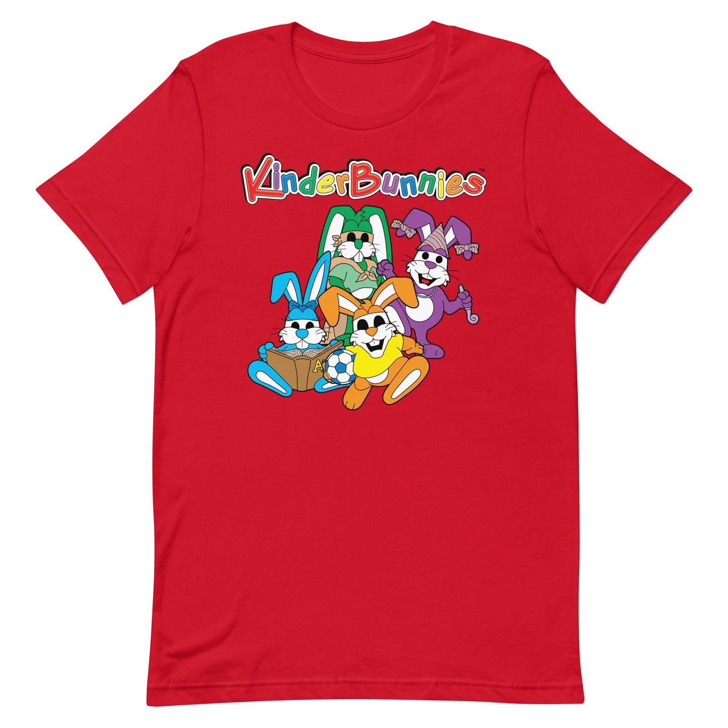 KinderBunnies Assembled Unisex T-Shirt - Red