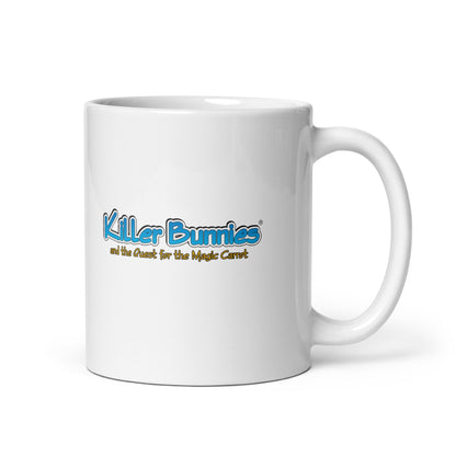 Killer Bunnies Logo Ceramic Mug - handle on right