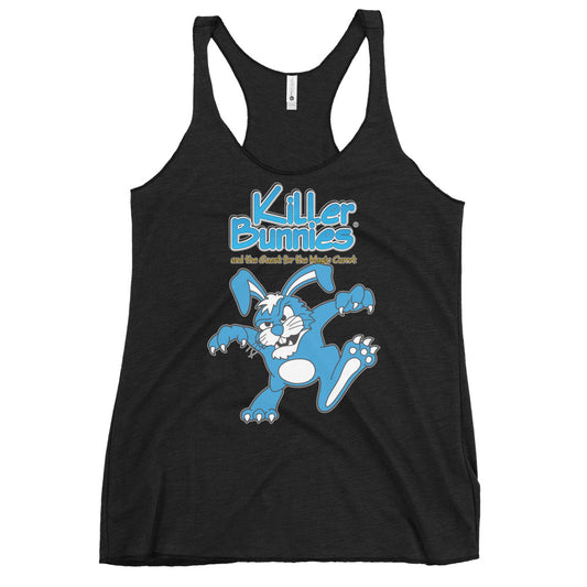 Killer Bunnies Logo WomenÕs Racerback Tank Top - Vintage Black